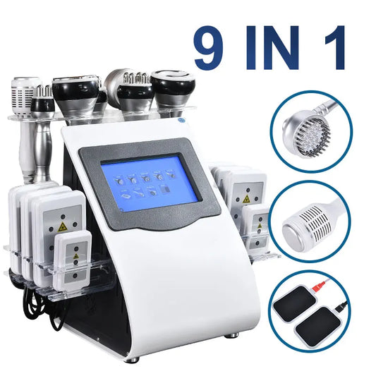 Amilibeauty 9 In 1 Cavitation Vacuum Weight Loss Machine Ultrasonic