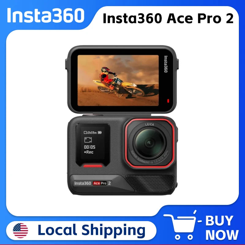 Insta360 Ace Pro AI Powered Action Camera Flip Screen