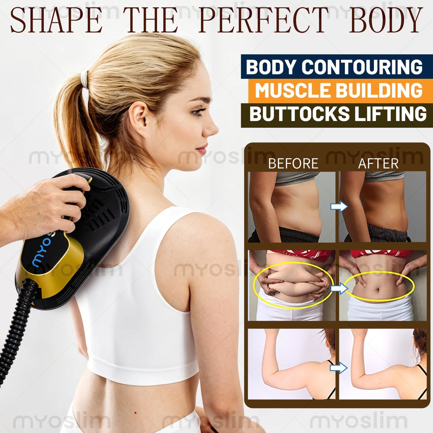 MYOSLIM 6500W EMS Neo RF Body Sculpt Machine