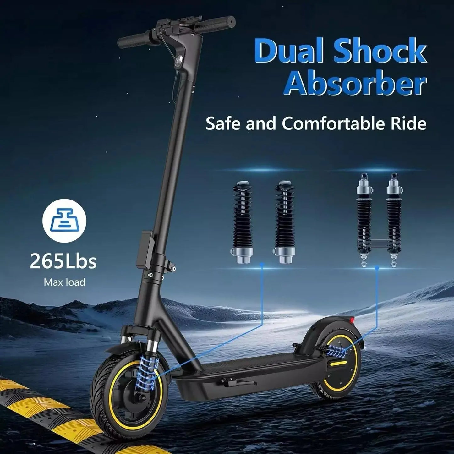 AOVOPRO ESMAX Electric Scooter 500W 22 MPH 28 Mile Range