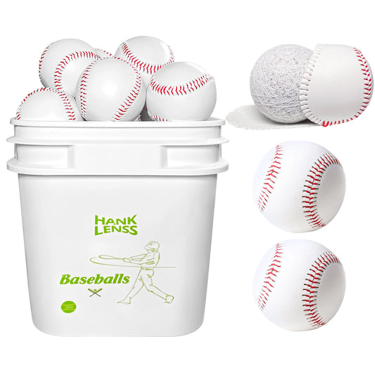 Bucket Of Baseballs 24 Pack Balls For Pitching And Fielding