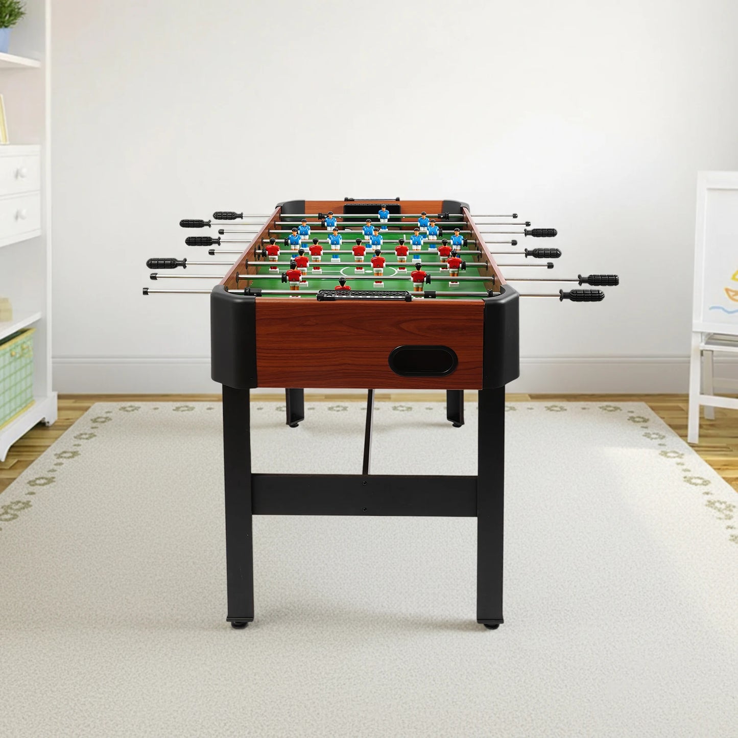 Foosball Table Soccer Game With Eight Rods For Living Room