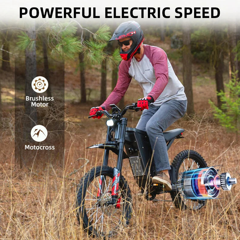Freego X2 Pro Electric Dirt Bike For Adults 60V 30Ah