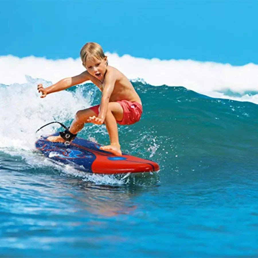 Stand Up Surfboard With Detachable Fins Non Slip Foam Leash