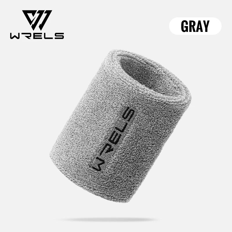 WRELS Wristbands Terry Cloth Moisture Wicking Sport Sweatbands