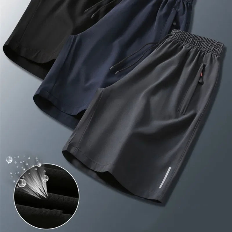 Summer Ice Silk Quick Dry Running Shorts