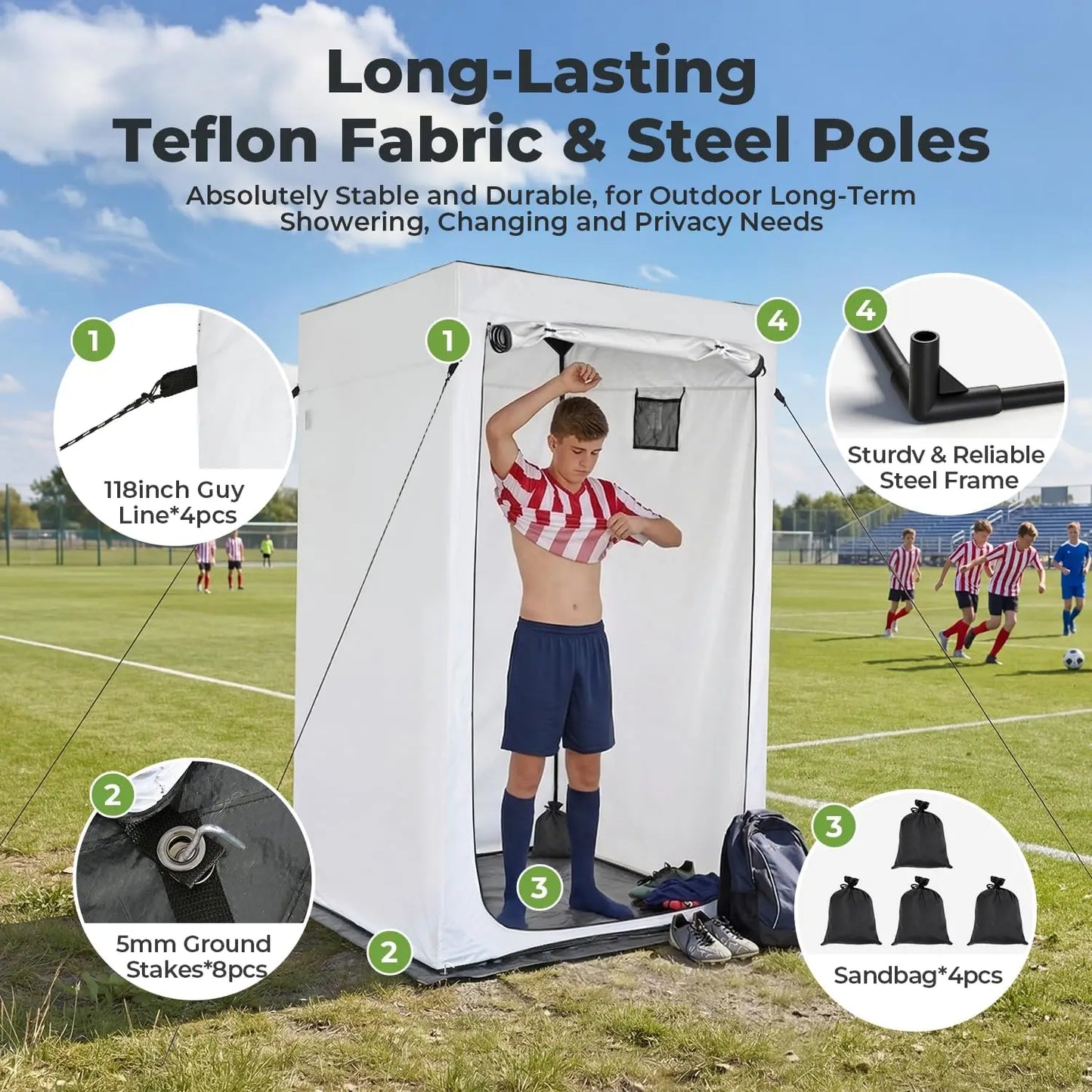 Shower Tent Pop Up Privacy Shelter Outdoor Camping