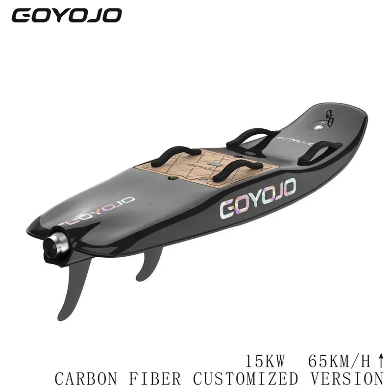 Carbon Fiber Electric Surfboard Jetboard 15KW Seaside Speed 65KMH