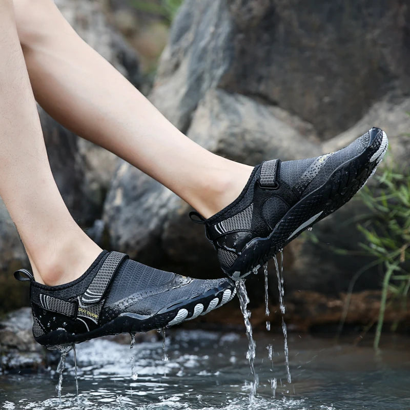Men's Water Shoes Quick Dry Non Slip Five Finger Sneakers