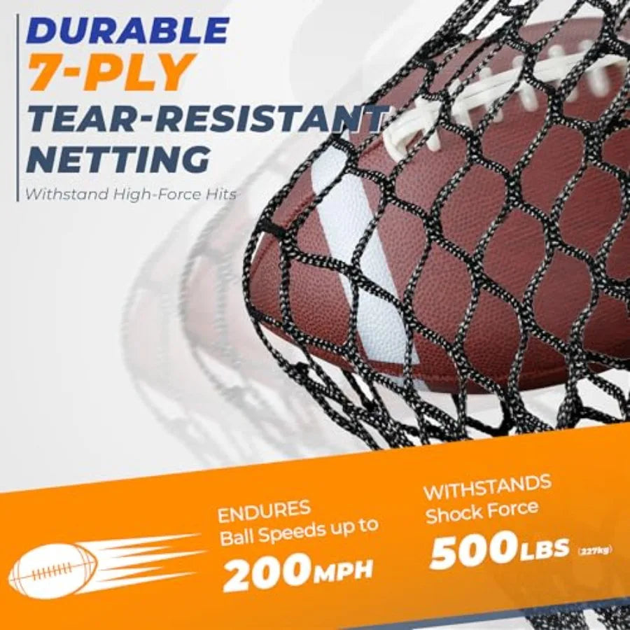 Football Throwing Net With Target Pockets For Quarterback Training