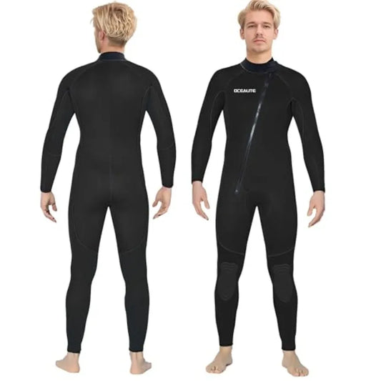 Unisex Front Zip Full Wetsuit Neoprene For Watersports