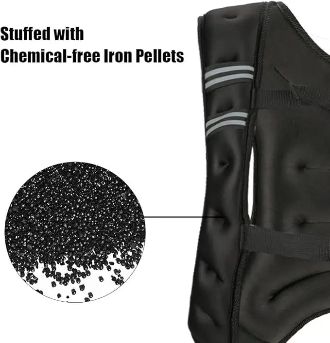 Weighted Vest For Men And Women, 12-30 Lbs Weights Included