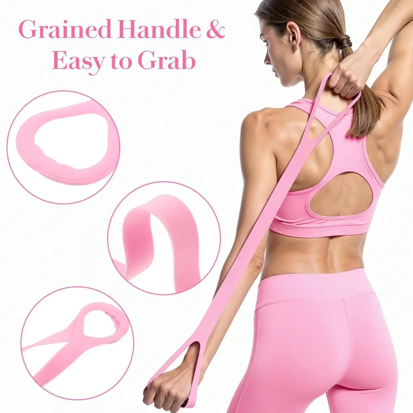 3pc Figure 8 Resistance Band Set for Shoulders and Chest
